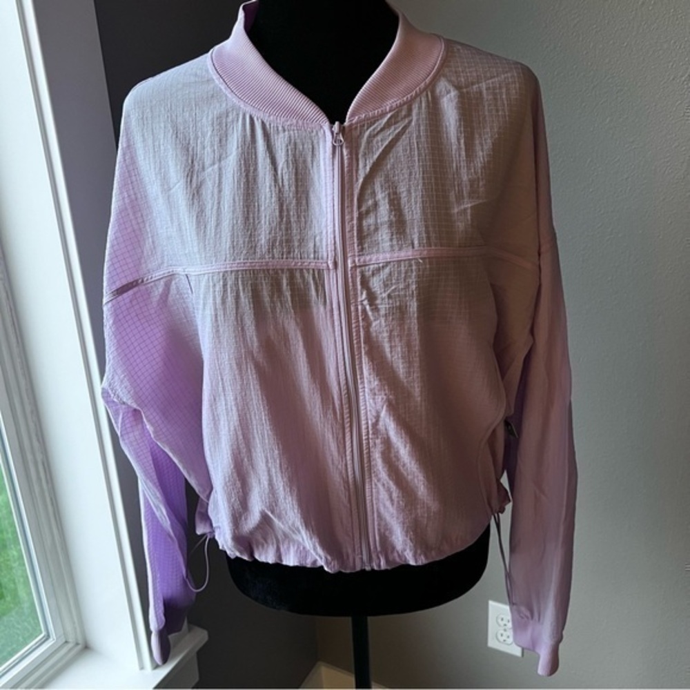 💚NWT Women’s oversized lightweight full zip jacket size medium